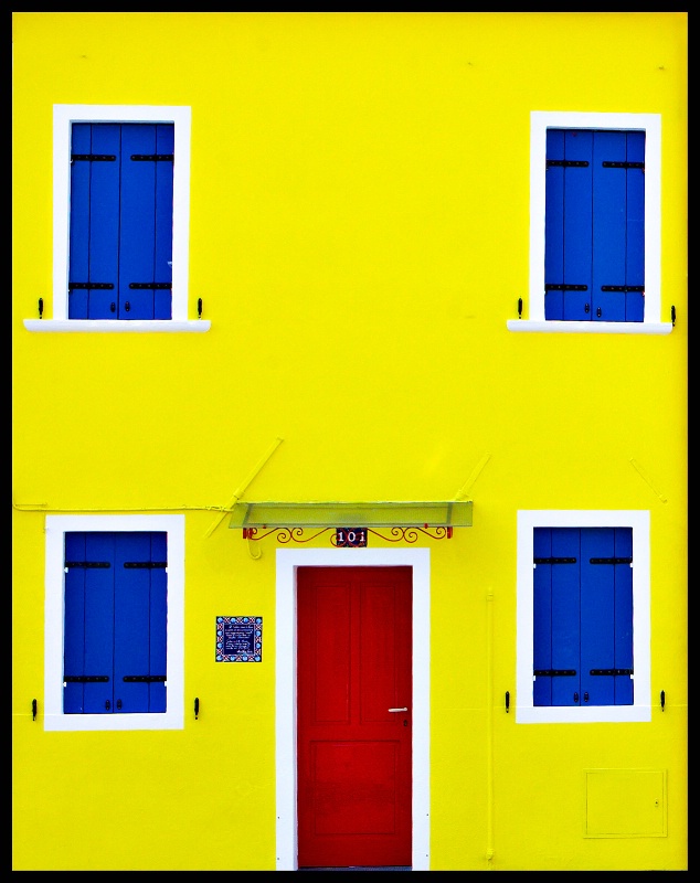Colors of the Burano Island, Italy