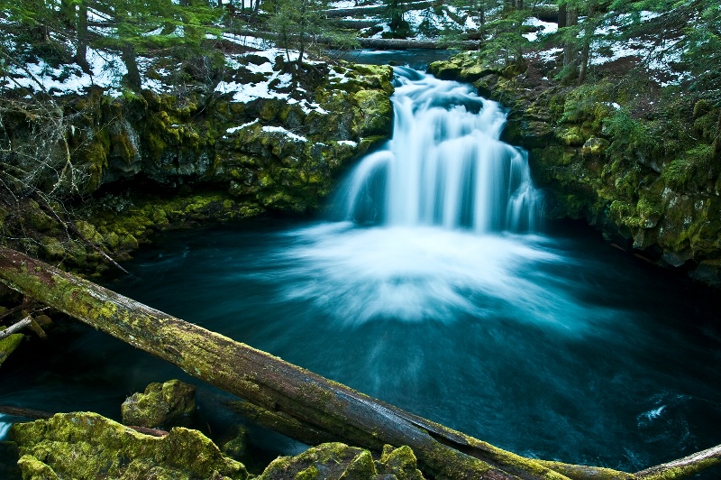 Whitehorse Falls, Oregon - ID: 10087746 © Denny E. Barnes