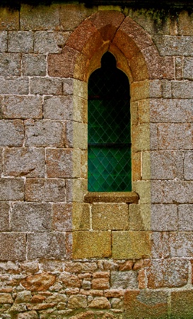 Green Window-Mont Saint Michel-Normandy