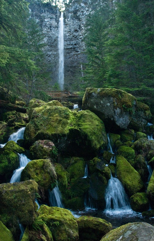 Watson Falls, Oregon - ID: 10102424 © Denny E. Barnes