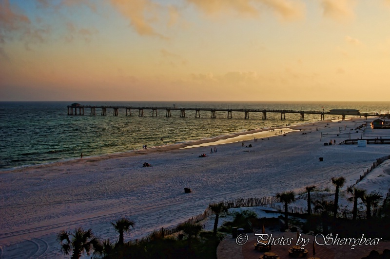 Okaloosa Island Pier... sunset