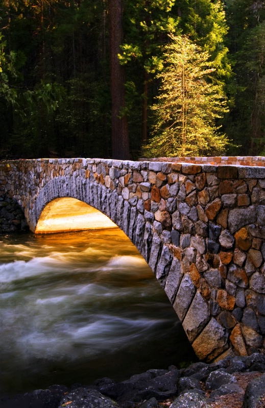 Crossing the Merced (Yosemite Valley) - ID: 10153311 © Clyde Smith