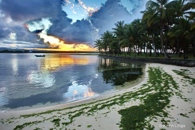 island sunset