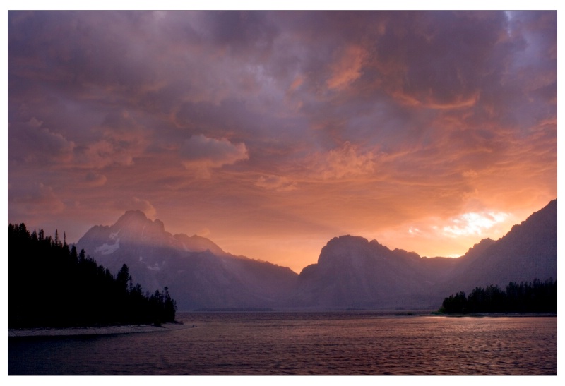 02 Colter Bay Sunset - ID: 10160855 © Patricia A. Casey