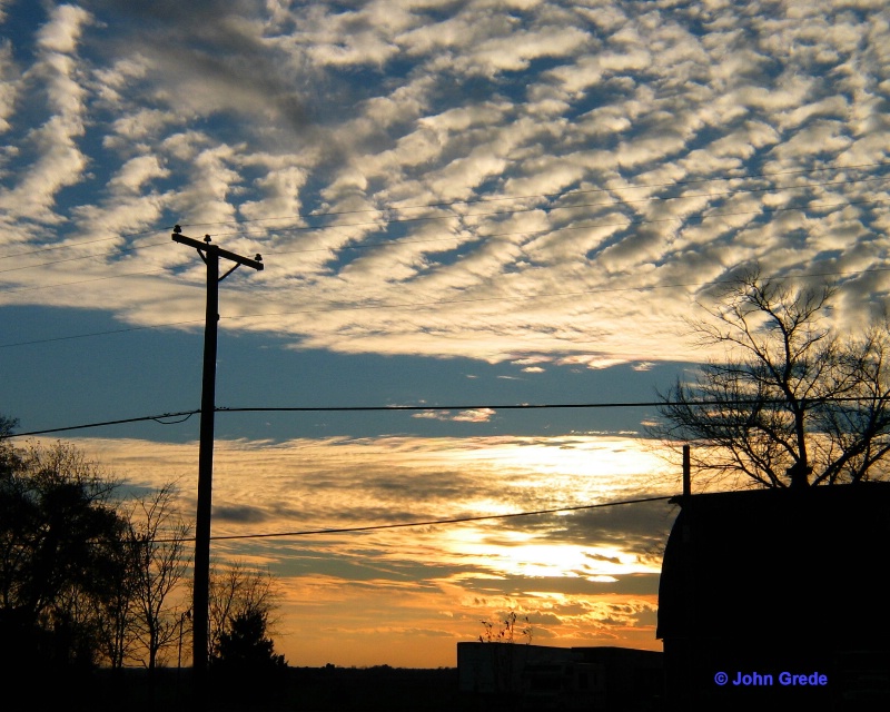 evening clouds - ID: 10167490 © John R. Grede