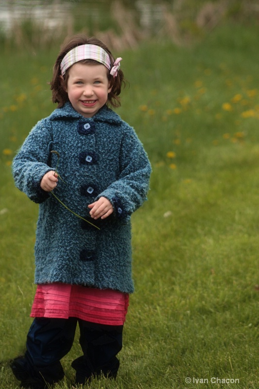 Little girl at the park