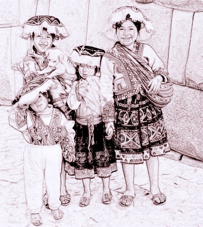 peruvian kids