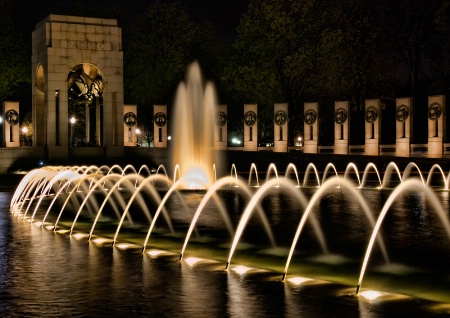 Washington DC - WWII Memorial Fountain