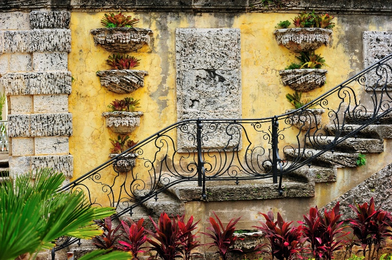 Wall at Vizcaya (Miami)