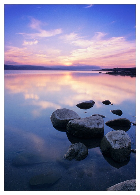 Lake Diefenbaker Sunrise - ID: 10203470 © Jim D. Knelson
