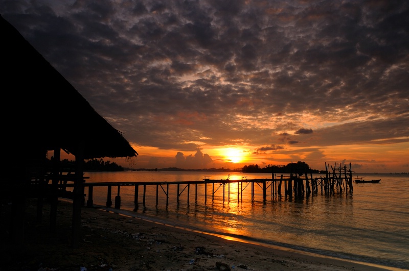 Sunrise at South Malaysia