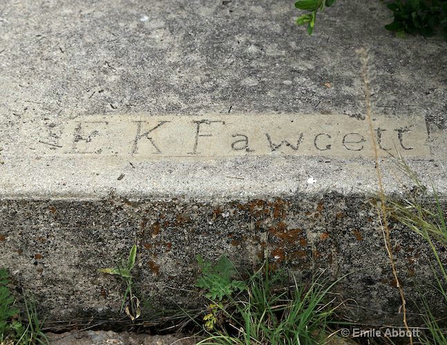 Step of EK Fawcett's home - ID: 10219959 © Emile Abbott