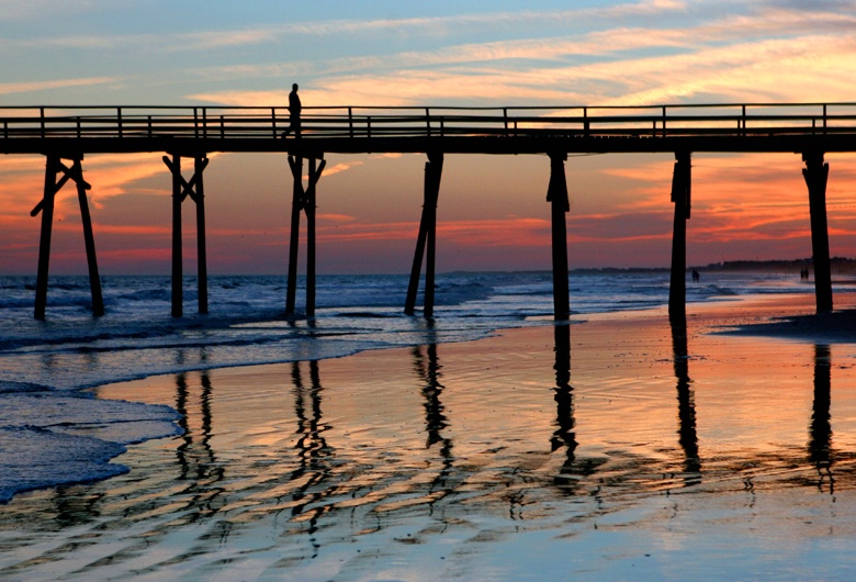 Man on Pier