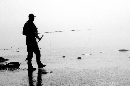 FISHING IN BLACK AND WHITE