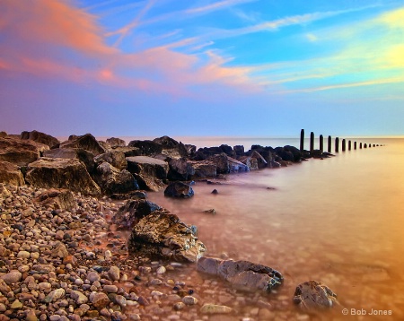 Morning on the Rocky Beach