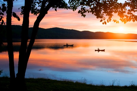 sunrise kayaking