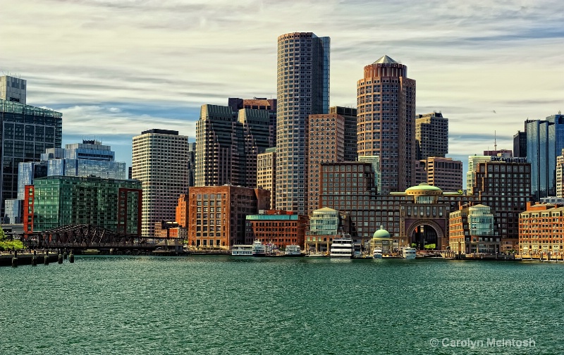 Boston City Skyline 