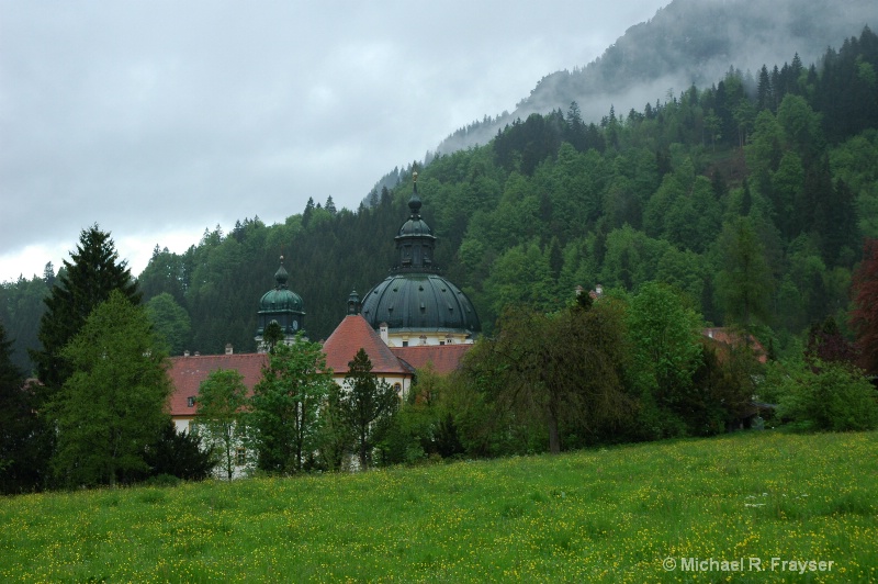 Monastery in Garmisch - 34mm (actual 51mm)