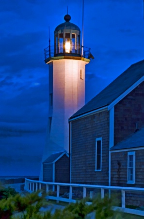 Dusk at Scituate Lighthouse