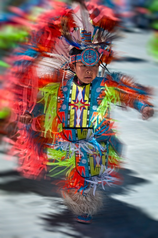 Young PowWow Dancer