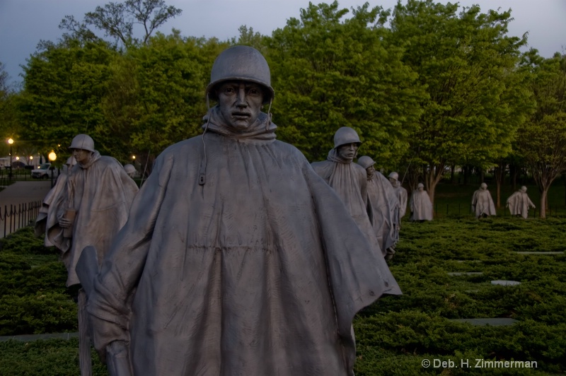 Warming of the Korean War Memorial - ID: 10274698 © Deb. Hayes Zimmerman