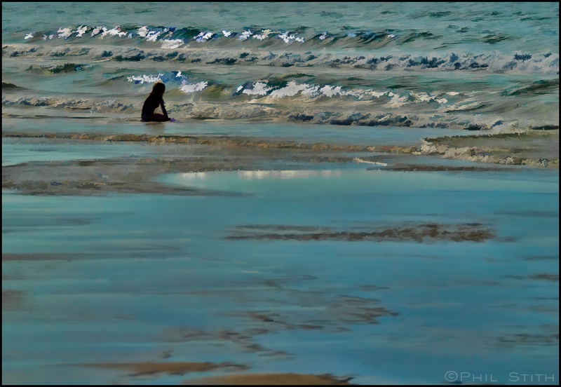 Young Girl on the Beach