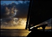 Sunset over Lamu ...