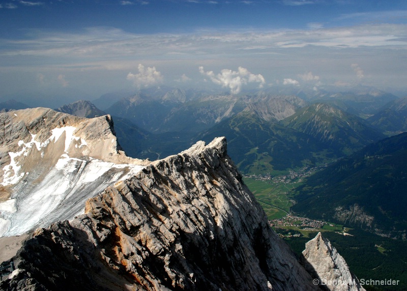 View from the Top of Zugspitze