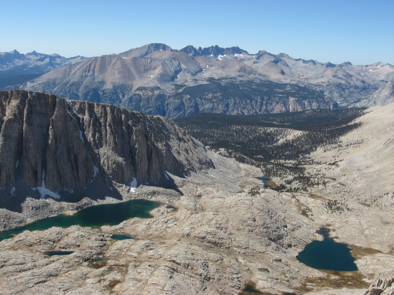 Guitar lake on the backside of Mt  Whitney