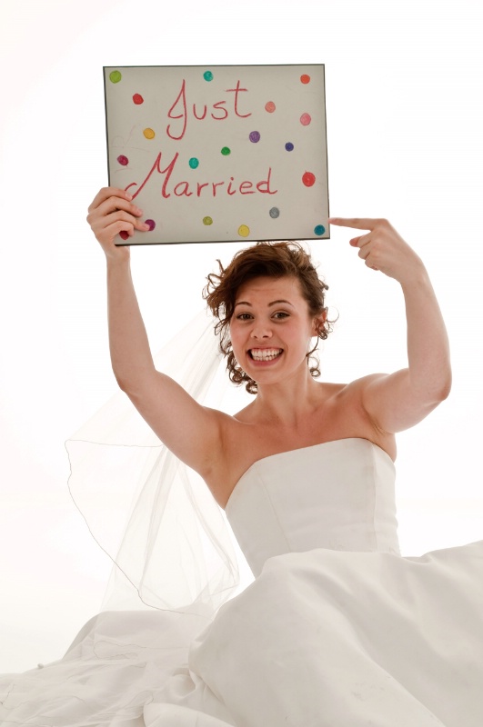 Excited Bride - ID: 10334395 © Don Johnson