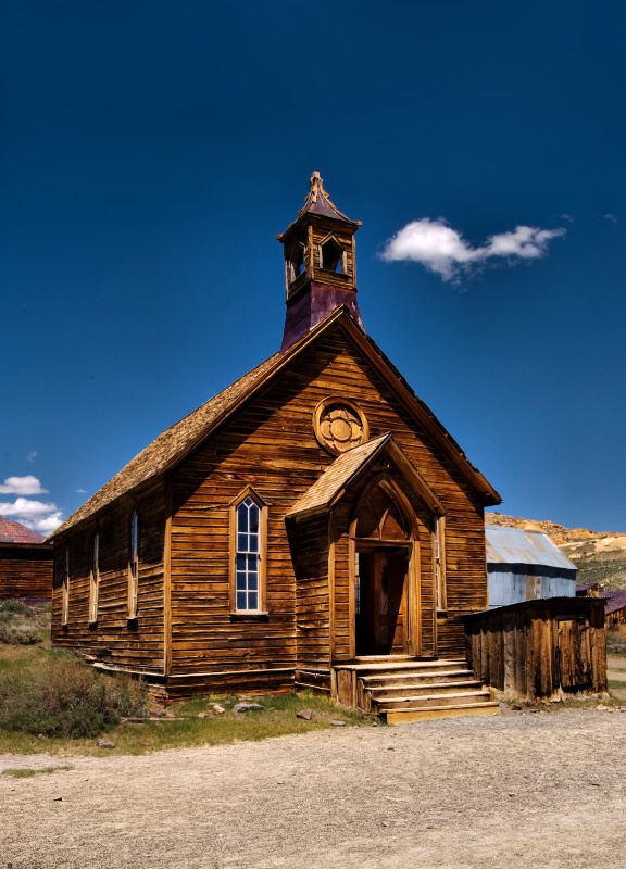 Ghost Town Church (Bodie) - ID: 10354698 © Clyde Smith