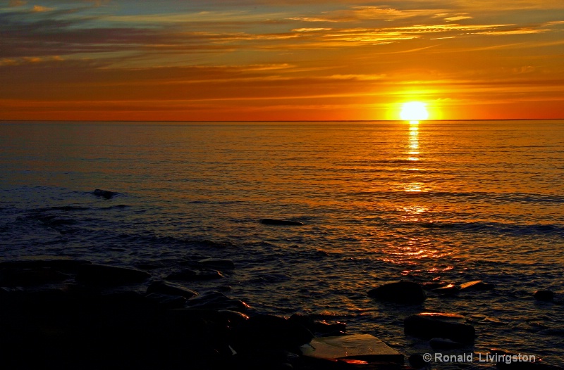 Lake Superior Sunset - ID: 10361549 © Ron Livingston