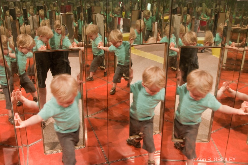 Grandson in the hall of mirrors