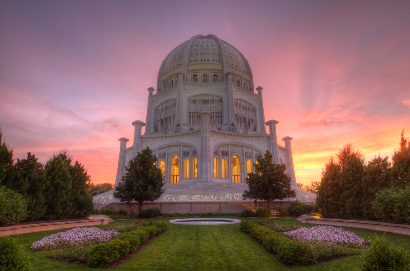 Bahai Sunset