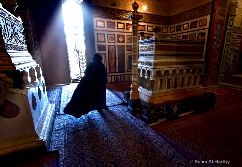 Inside Refai Mosque in Cairo   