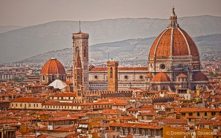 THE DUOMO AT FLORENCE, ITALY