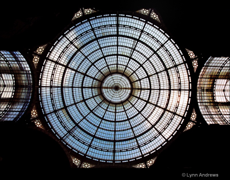Ceiling Window at the Fashion District, Milan