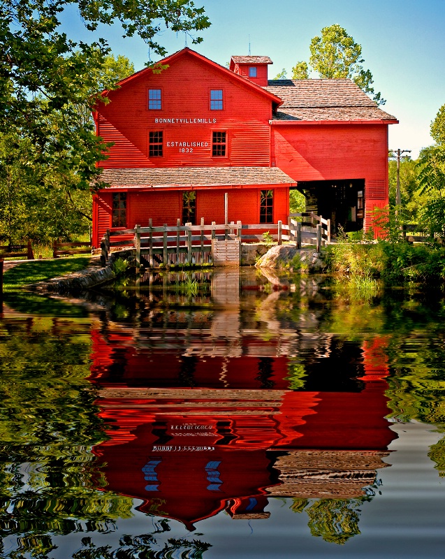 Bonneyville Mill in Bristol, Indiana