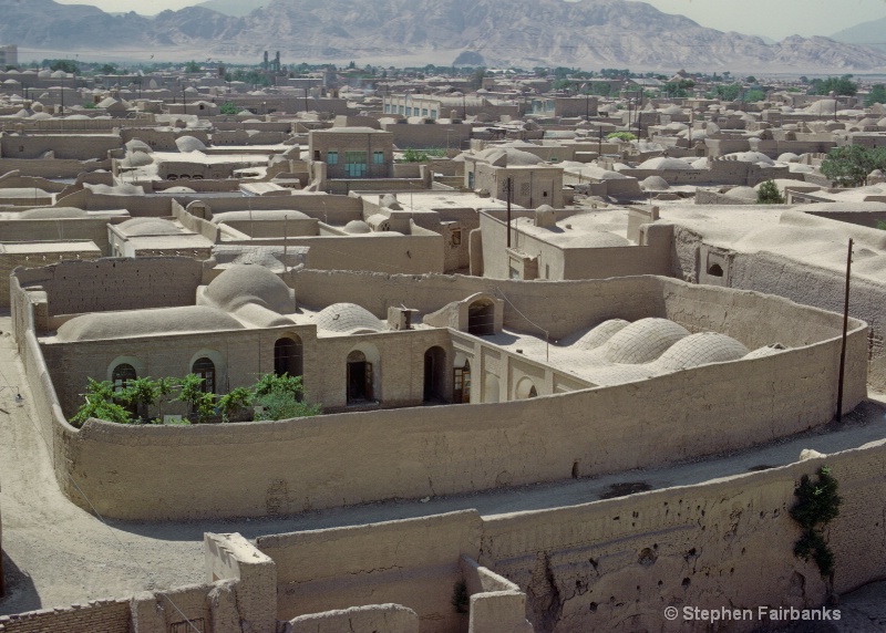 Kerman:  city rooftops
