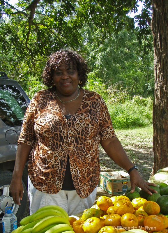 Fruit seller, St. Croix