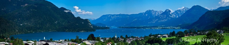 Salzburg - Wolfgangsee Lake (Panoramic)