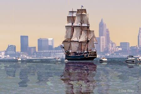 Tall Ship in Cleveland Harbor