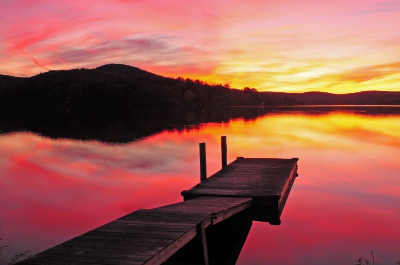 Lake Waramaug Sunset