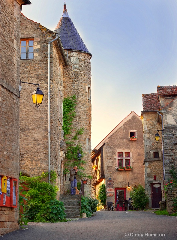 Street Scene at Dusk