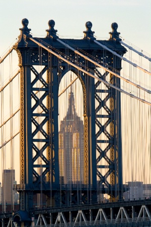 Manhattan Bridge and Empire State Building