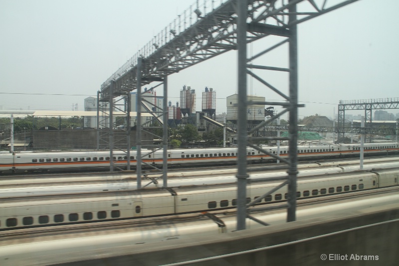leavng the staton**high speed railway in Taiwan