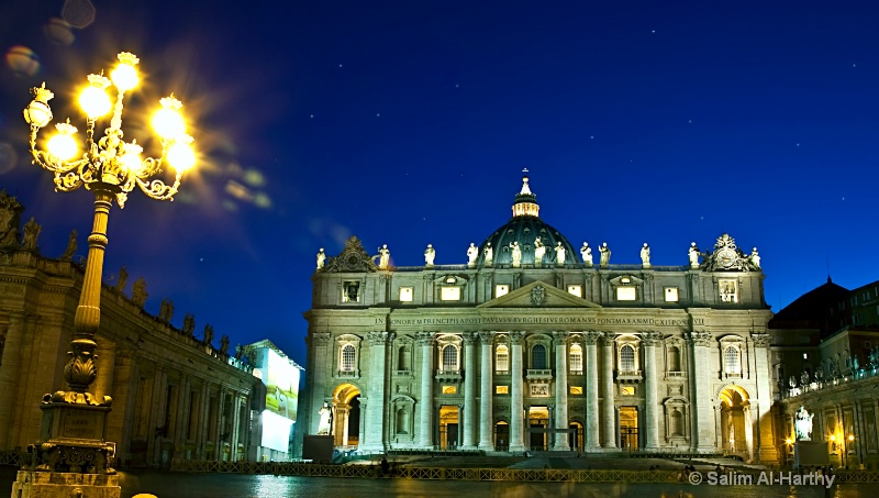 Rome - Saint Peter Basilica (Blue Hour)