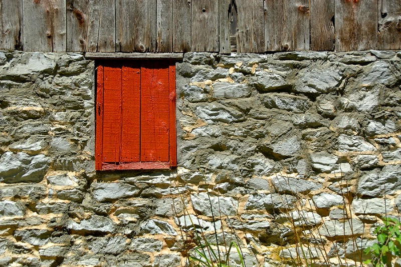 Red Barn Door