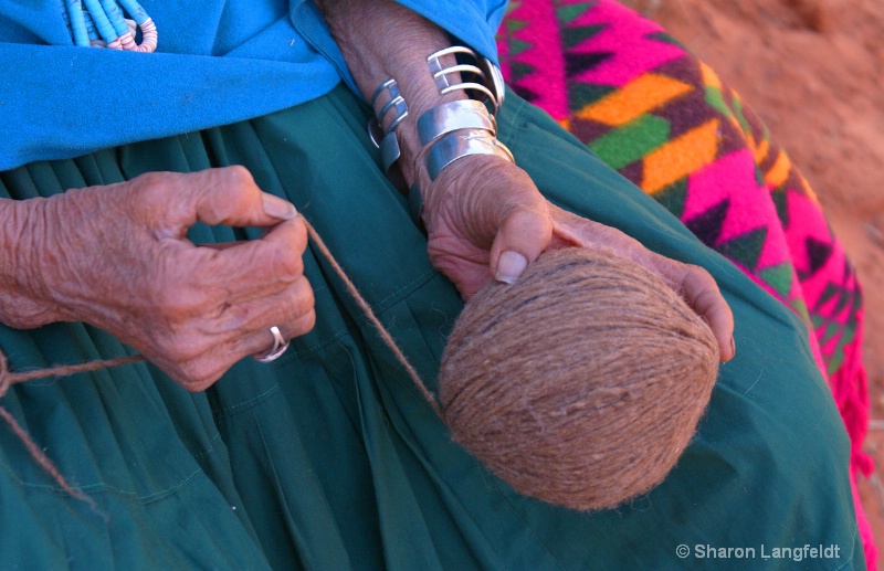 Suzie Yazzi's Hands - ID: 10508674 © Sharon L. Langfeldt