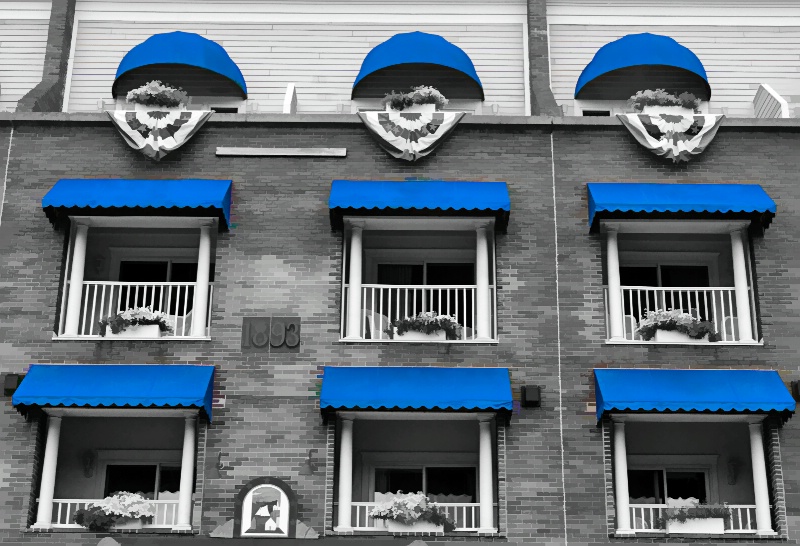 Blue Awnings